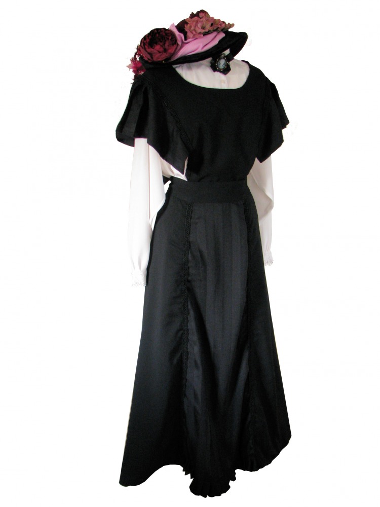 Ladies Edwardian Suffragette Downton Abbey Titanic School Mistress Costume Size 8 - 10 Image